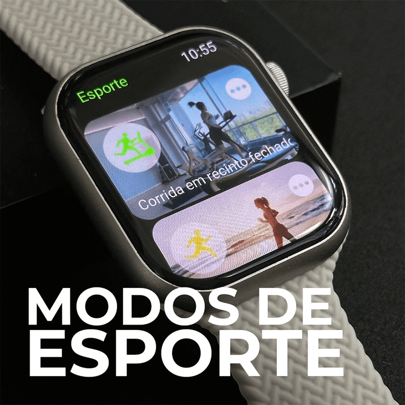 Smartwatch XW9 Pro® -  Com Tela Amoled E Cpu Dual Core + Conexão com Fones