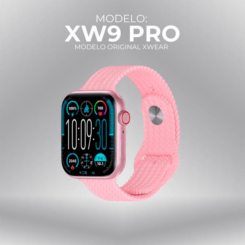 Smartwatch XW9 Pro® -  Com Tela Amoled E Cpu Dual Core + Conexão com Fones