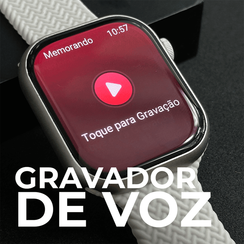 Smartwatch XW9 Pro® -  Com Tela Amoled E Cpu Dual Core + Conexão com Fones